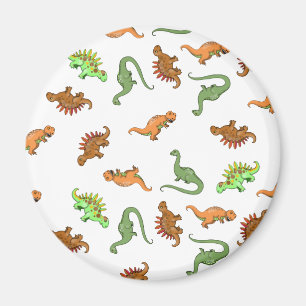 Cute Dinosaurus Patroon Magneet