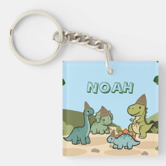Cute Dinosaurus Sleutelhanger | Feest Favor