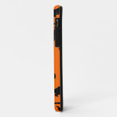 Cute Dinosauruspatroon op Oranje Case-Mate iPhone Case (Achterkant/links)