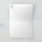 *~* Cute Dinosuar Butterfly Baby shower Hartelijk  Kaart (Binnen)