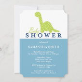 Cute DinoThMED Baby shower Kaart (Voorkant)