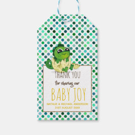Cute Dinsoaur Hatching Egg Baby shower Boy Girl Cadeaulabel