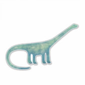 Cute Diplodocus Dinosaur Sticker (Voorkant)