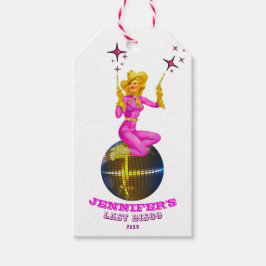 Cute Disco Cowgirl Retro Bachelorette Party Cadeaulabel