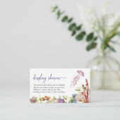 Cute Display Shower-Kaart Informatiekaartje (Staand voorkant)