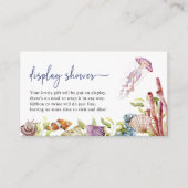 Cute Display Shower-Kaart Informatiekaartje (Voorkant)