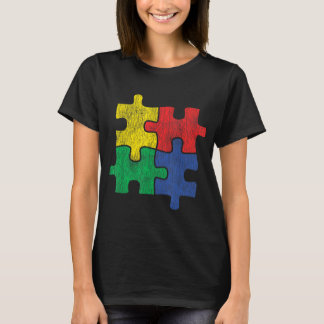 Cute  Distsed design voor autisme-reclames T-shirt