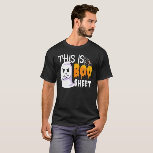 Cute Dit is Boo Sheet Halloween Ghost Party 2 T-shirt (Voorkant volledig)