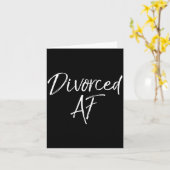 Cute Divorce Gift For Women Funny Divorcee Idea Di Kaart (Gele Bloem)