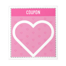 Cute DIY Coupons | Roze harten