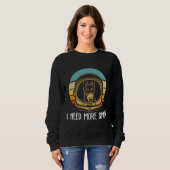 Cute Doberman Astronaut Funny Doberman Fit Trui (Voorkant volledig)