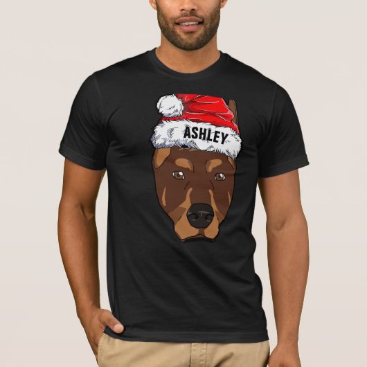 Cute Doberman Pet Dog Big T-shirt (Voorkant)