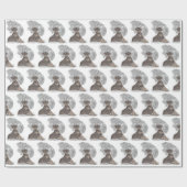 Cute Doberman Pinscher Puppy Cadeaupapier (Vlak)