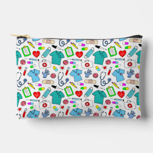 Cute Doctor Nurse Medical Supply Pattern Etui