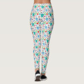 Cute Doctor Nurse Medical Supply Pattern Leggings (Achterkant)