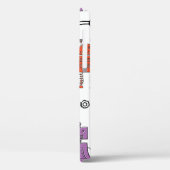 Cute doedle robots. Naadloos patroon. Cartoon Case-Mate iPhone Case (Achterkant / Links)