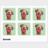 Cute Dog 3 Inch Sticker – Adorable Kawaii Design (Vel)