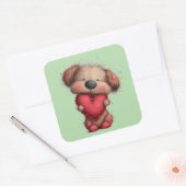 Cute Dog 3 Inch Sticker – Adorable Kawaii Design (Envelop)
