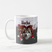 Cute Dog and Coffee Lovers 2 Photo Christmas Koffiemok (Links)