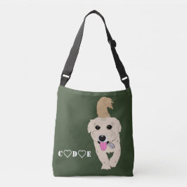 Cute dog animal crossbody tas