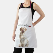 Cute Dog Apron | Custom Pet Apron for Dog Moms Schort (Insitu)