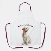 Cute Dog Apron | Custom Pet Apron for Dog Moms Schort (Voorkant)