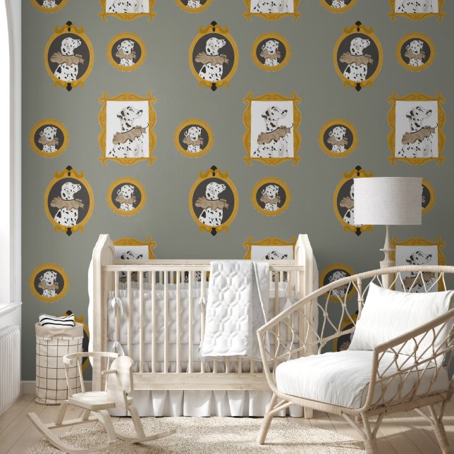 Cute Dog Art Behang (Kinderen)