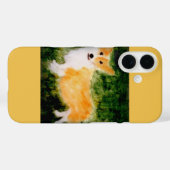 Cute Dog Art Corgi Case-Mate iPhone Case (Achterkant (horizontaal))