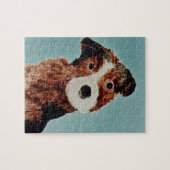 Cute Dog Art Terrier Legpuzzel (Horizontaal)