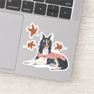 Cute dog Australian Shepherd Sticker