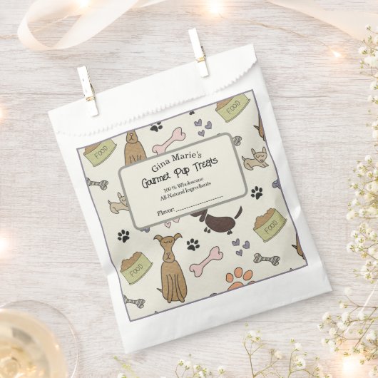 Cute Dog-behandelingen Bedankzakje (Geknipt)