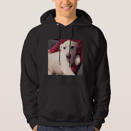 Cute Dog bij pa Hoodie (Voorkant)