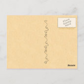 Cute Dog Birthday Briefkaart (Achterkant)