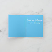 Cute dog birthday card kaart (Binnen)