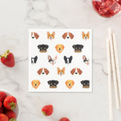 Cute Dog Birthday Party Servet (Insitu)