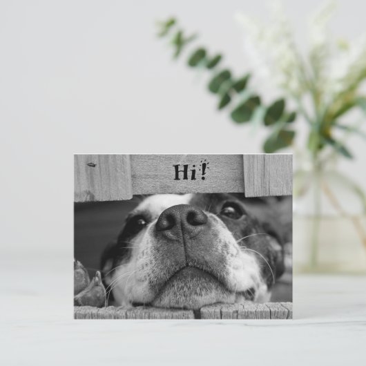 Cute Dog Briefkaart (Staand voorkant)