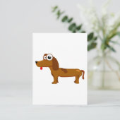 Cute dog briefkaart (Staand voorkant)