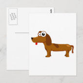 Cute dog briefkaart (Voorkant / Achterkant)