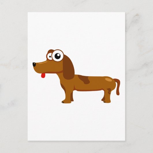 Cute dog briefkaart (Voorkant)