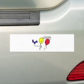 Cute Dog Bumpersticker (Op auto)
