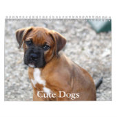 Cute Dog Calendar Kalender (Hoes)