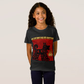 Cute Dog Chinese Year Zodiac Birthday GBT T-shirt (Voorkant volledig)