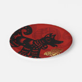 Cute Dog Chinese Year Zodiac Birthday Paper Bord (Gekanteld)