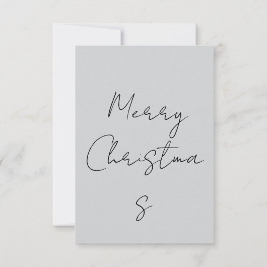 “Cute Dog Christmas Card – Santa Hat Holiday Greet Bedankkaart (Achterkant)