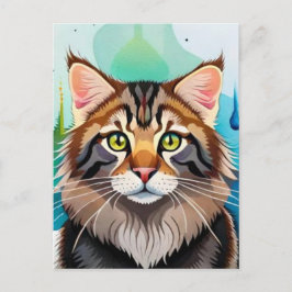 Cute dog close briefkaart