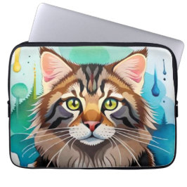 Cute dog close laptop sleeve