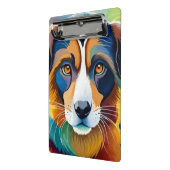 Cute dog close mini klembord (Angled2)