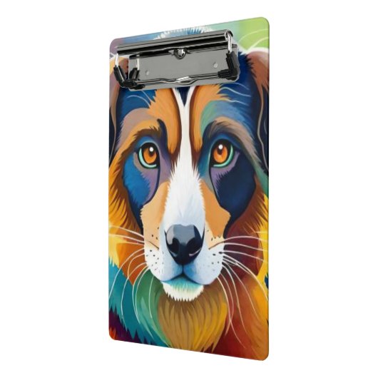 Cute dog close mini klembord (Angled2)