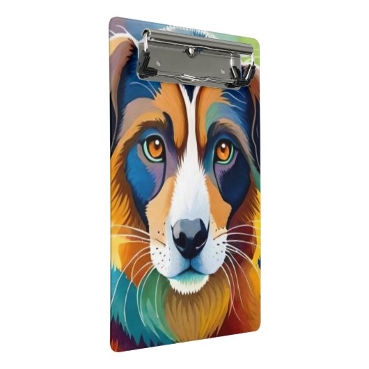 Cute dog close mini klembord (Schuin)