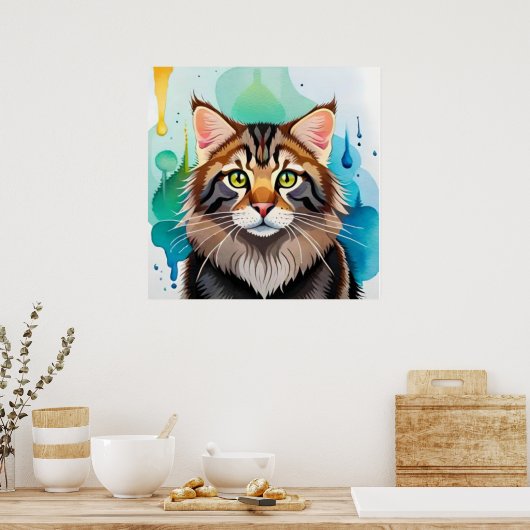 Cute dog close poster (Keuken)